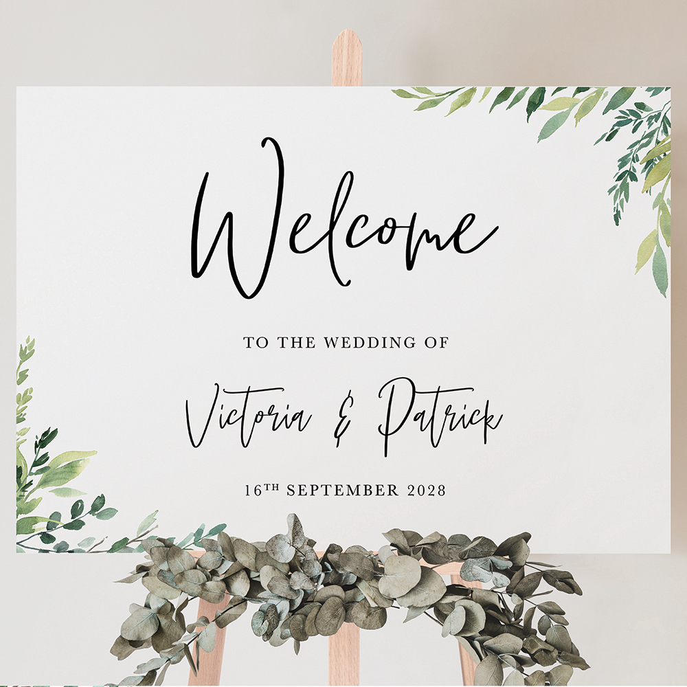 'Back to Nature' Welcome Sign A2/A1