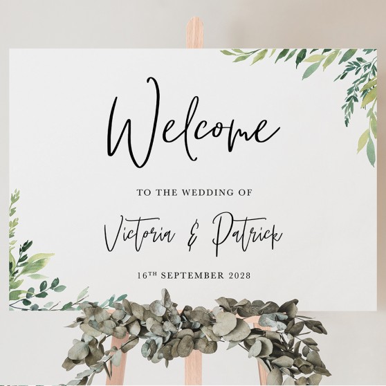 'Back to Nature' Welcome Sign A2/A1