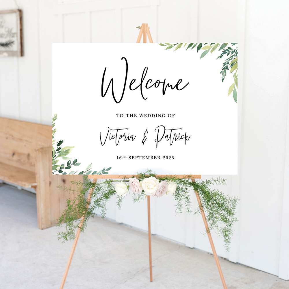 'Back to Nature' Welcome Sign A2/A1