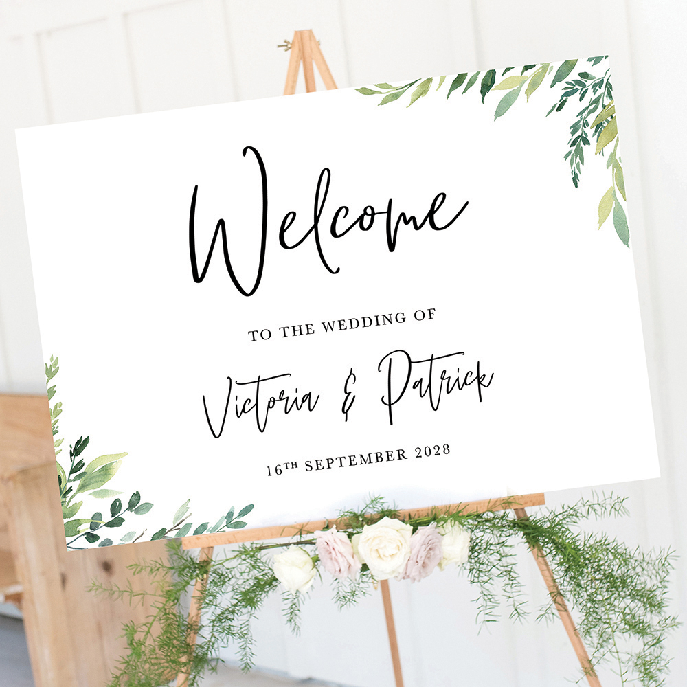 'Back to Nature' Welcome Sign A2/A1