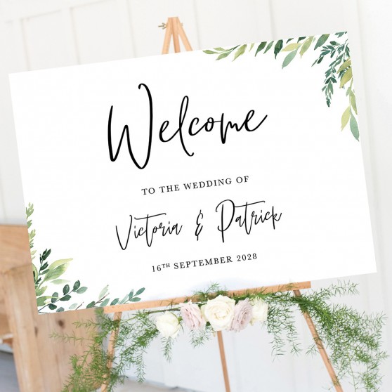 'Back to Nature' Welcome Sign A2/A1