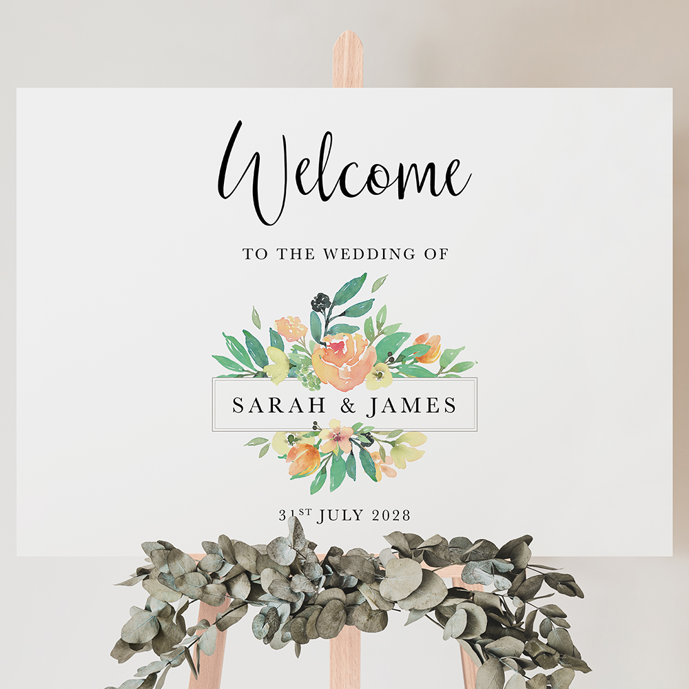 'Bella' Welcome Sign A2/A1