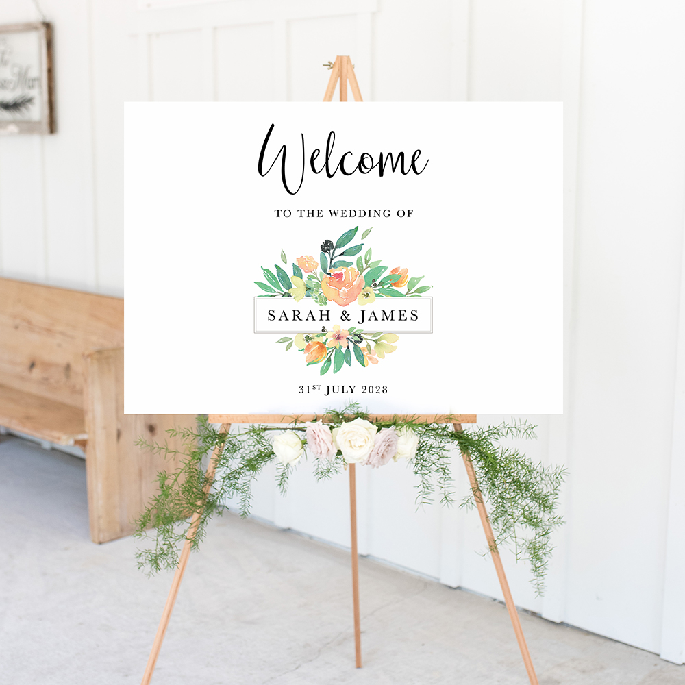 'Bella' Welcome Sign A2/A1