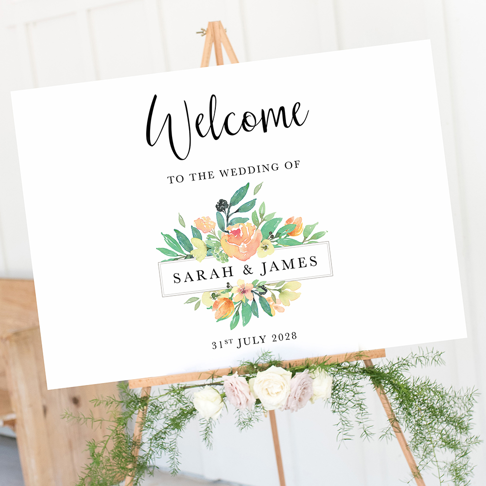 'Bella' Welcome Sign A2/A1