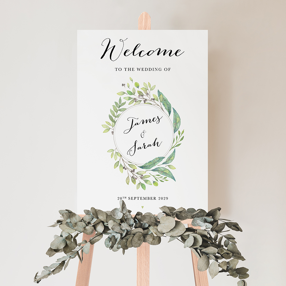 'Imogen Portrait' Welcome Sign A2/A1