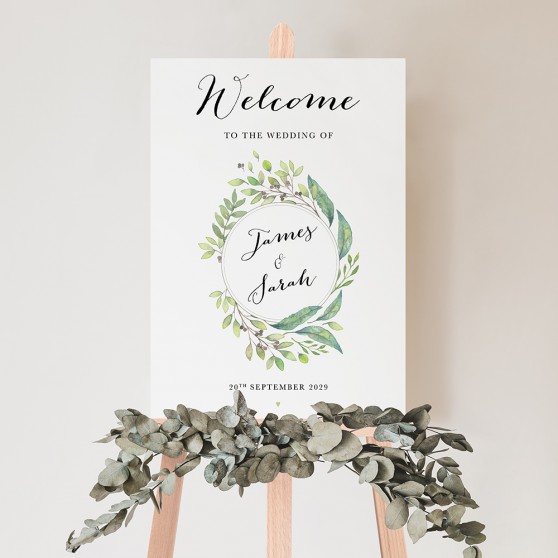 'Imogen Portrait' Welcome Sign A2/A1