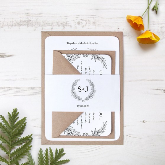 'Alice' Sleeve Invite Sample