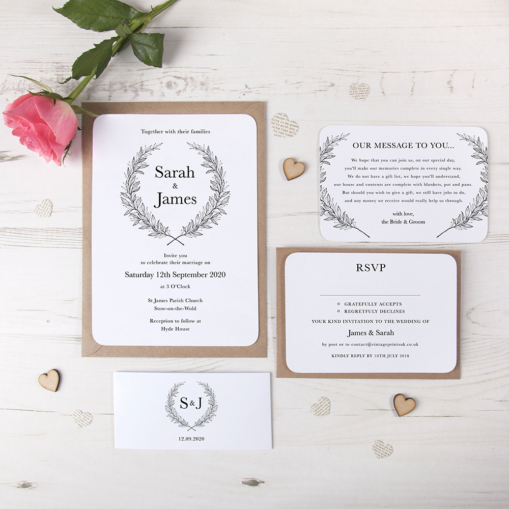 'Alice' Sleeve Invite