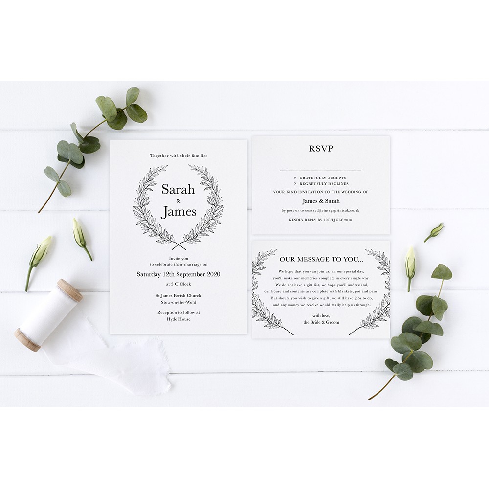 'Alice' Sleeve Invite