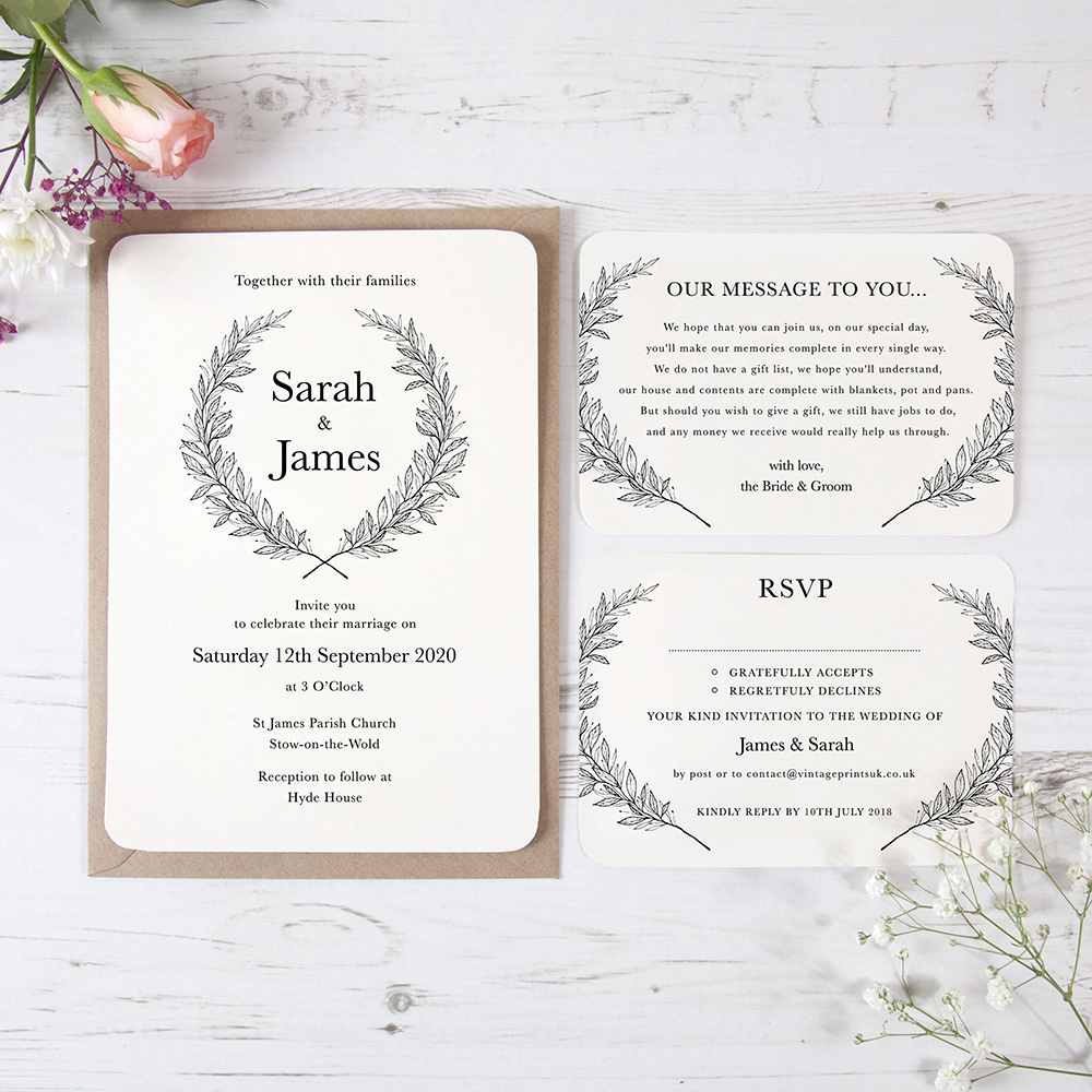 'Alice' Sleeve Invite