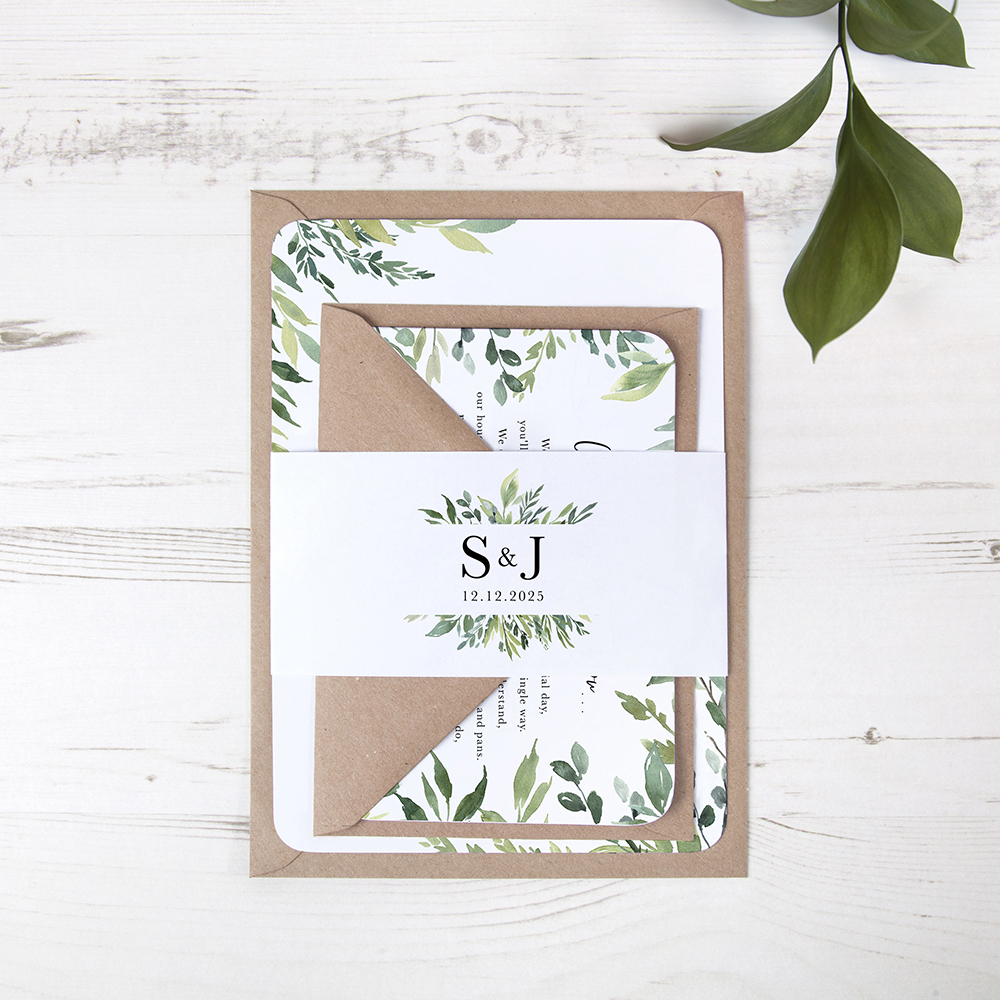 'Back to Nature' Sleeve Invite