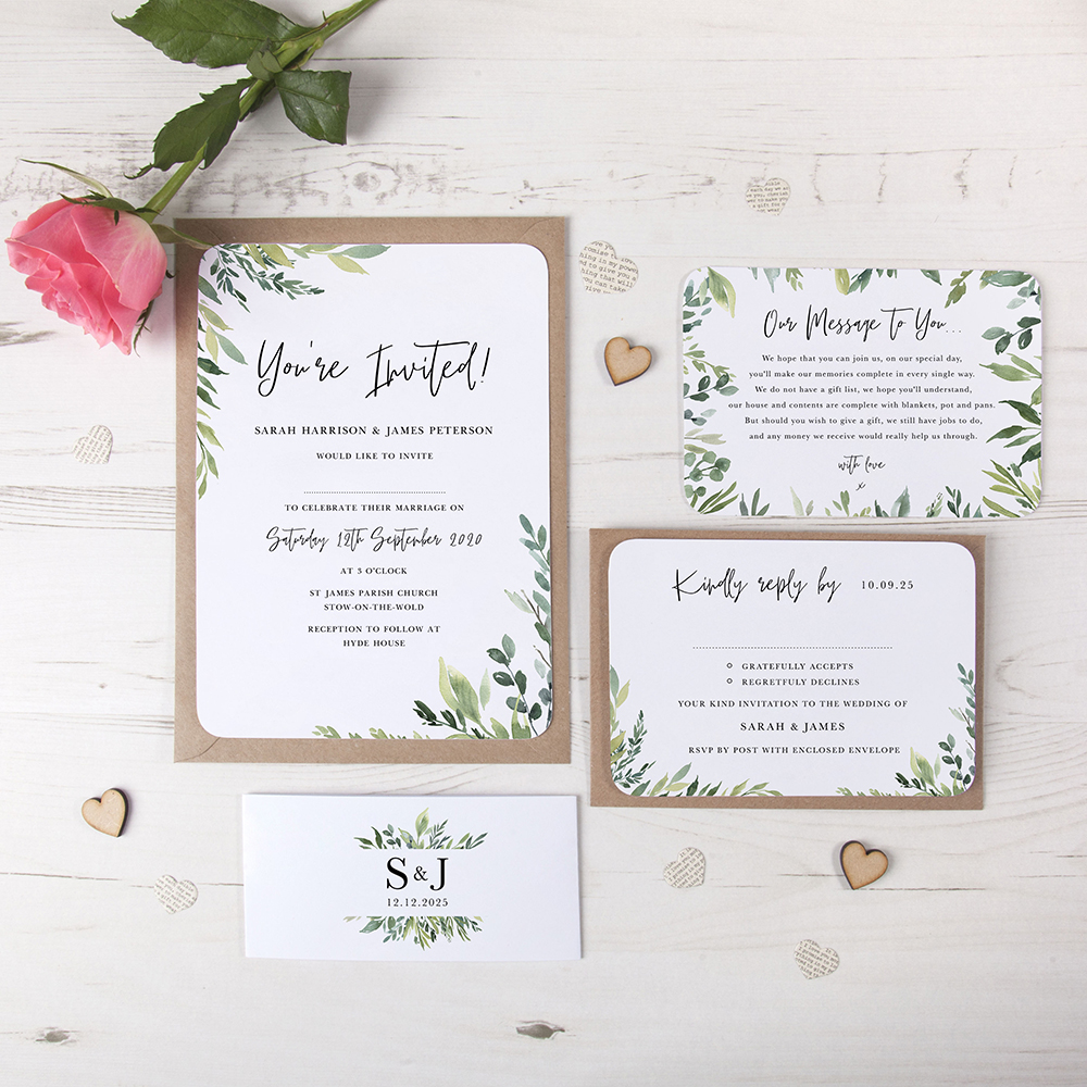 'Back to Nature' Sleeve Invite