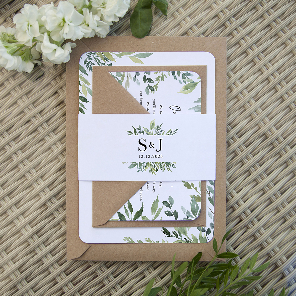 'Back to Nature' Sleeve Invite