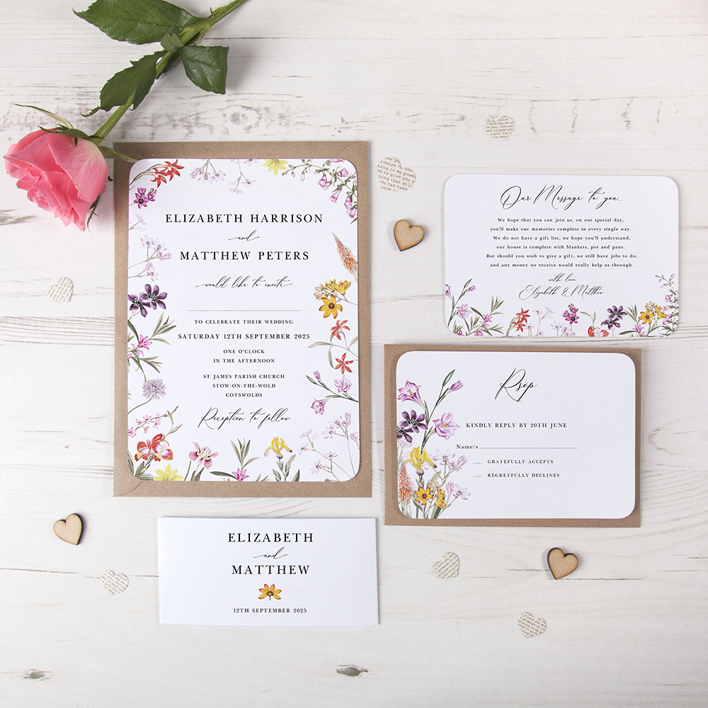 'Wild Botanical' Sleeve Invite