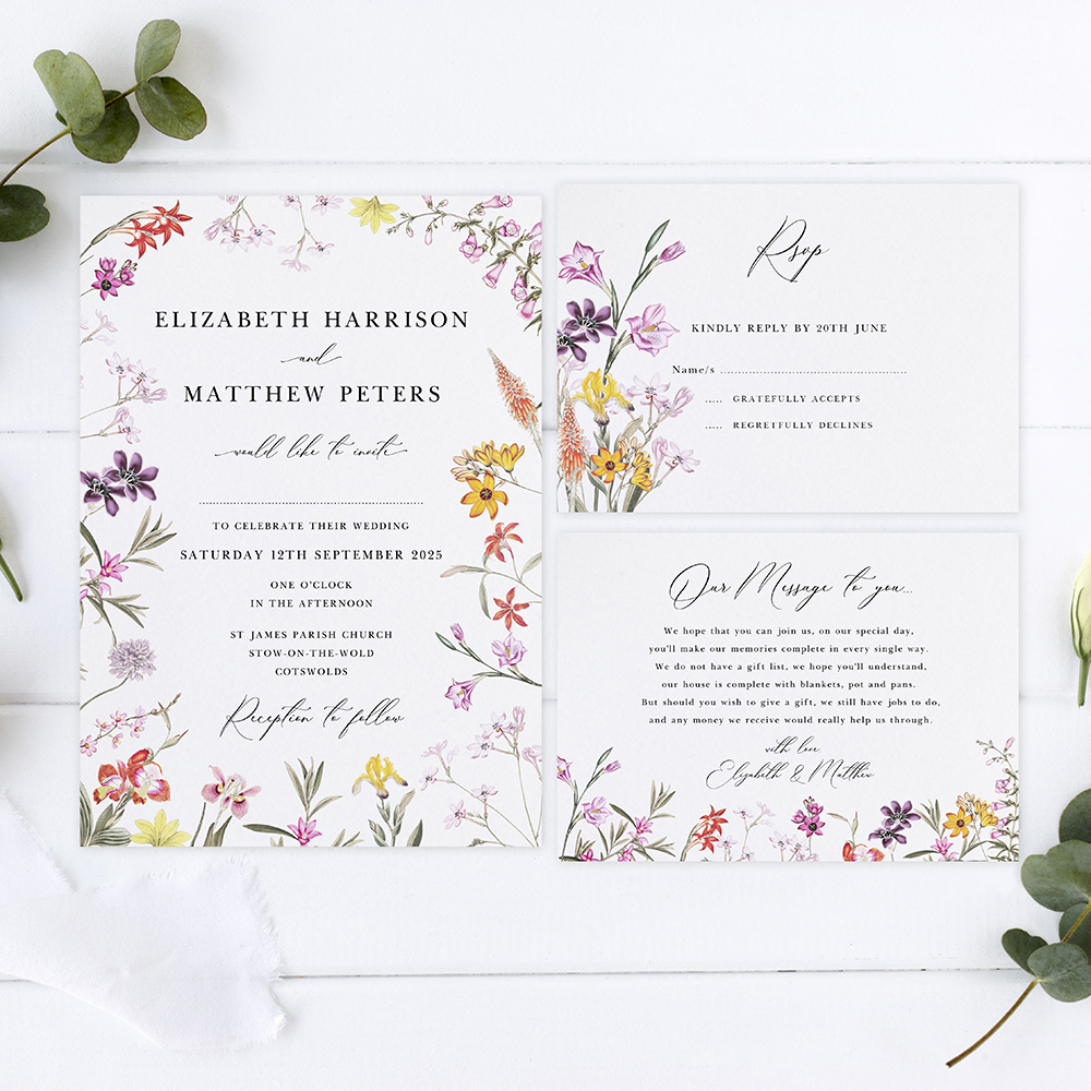 'Wild Botanical' Sleeve Invite