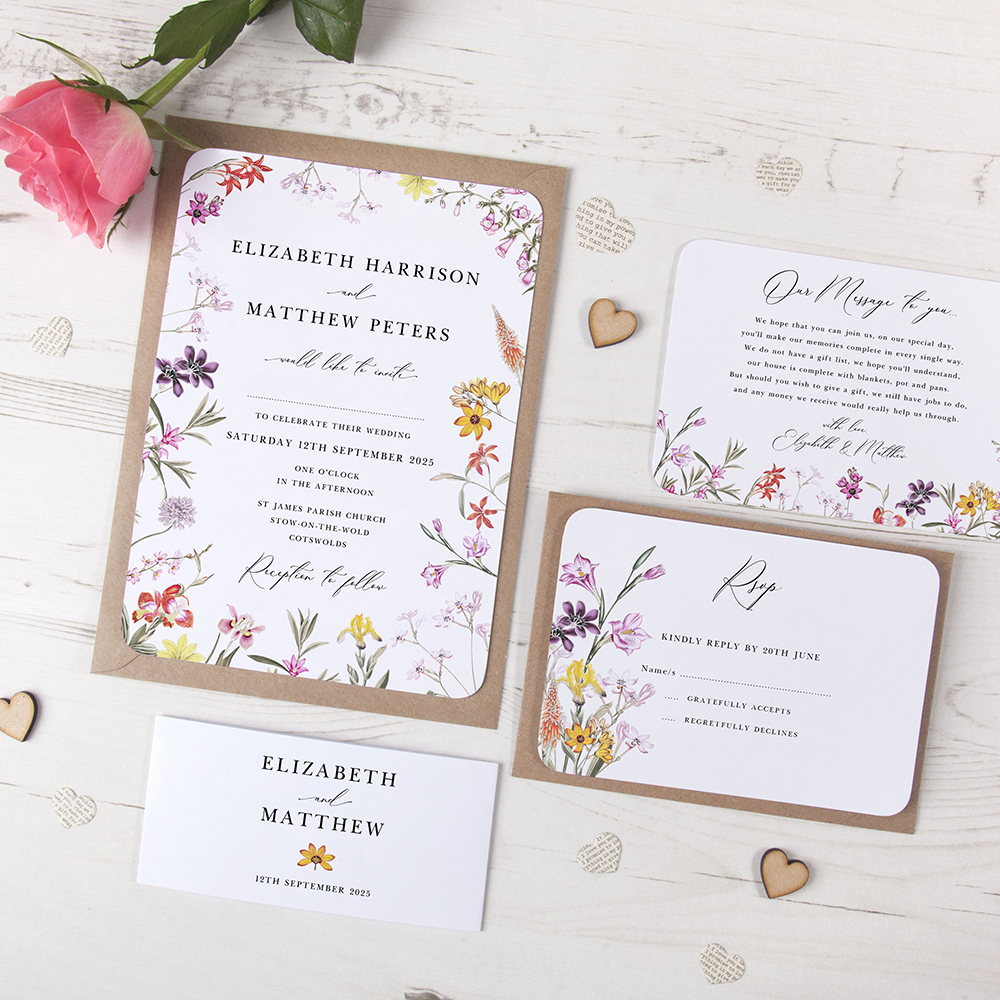 'Wild Botanical' Sleeve Invite