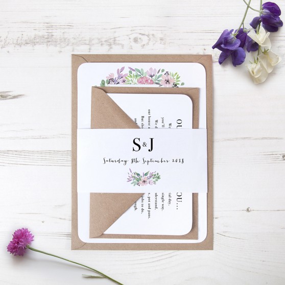 'Chloe' Sleeve Invite Sample