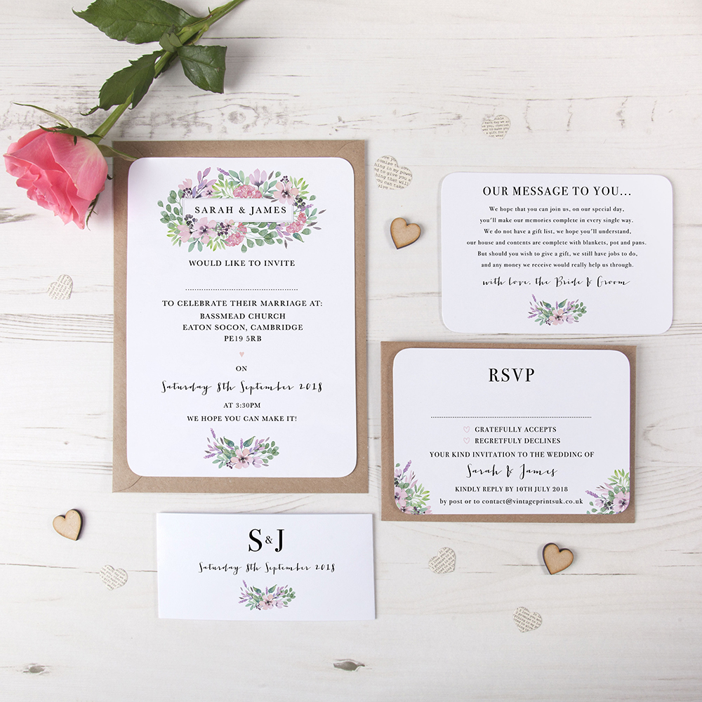 'Chloe' Sleeve Invite Sample