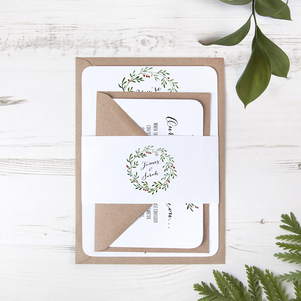 'Christmas' Sleeve Invite Sample