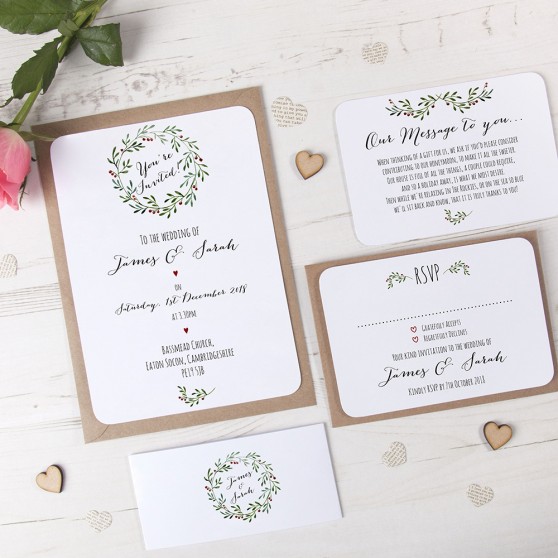 'Christmas' Sleeve Invite