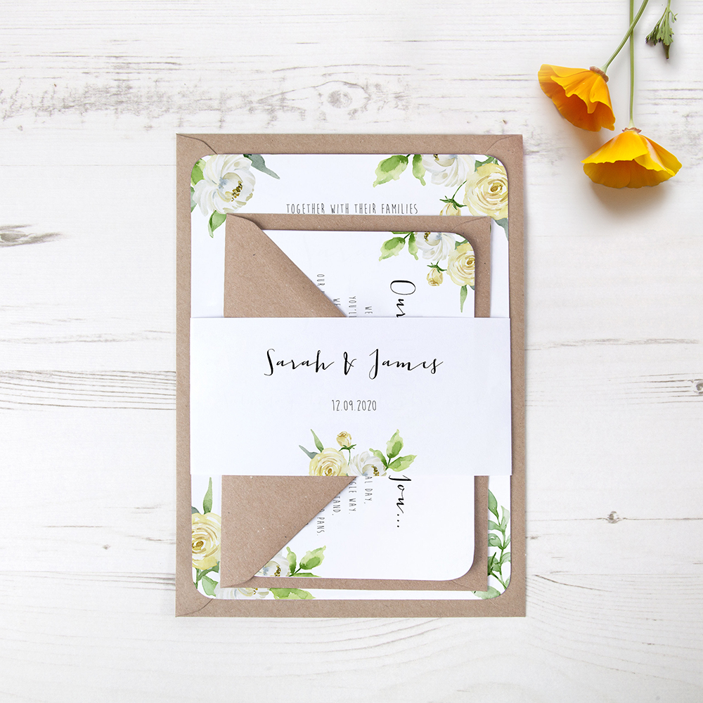 'Daphne' Sleeve Invite