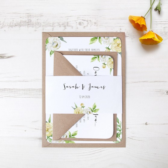 'Daphne' Sleeve Invite Sample