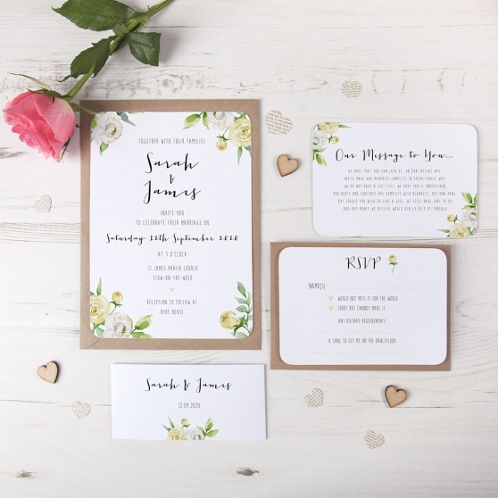 'Daphne' Sleeve Invite Sample