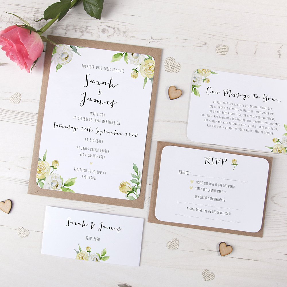 'Daphne' Sleeve Invite