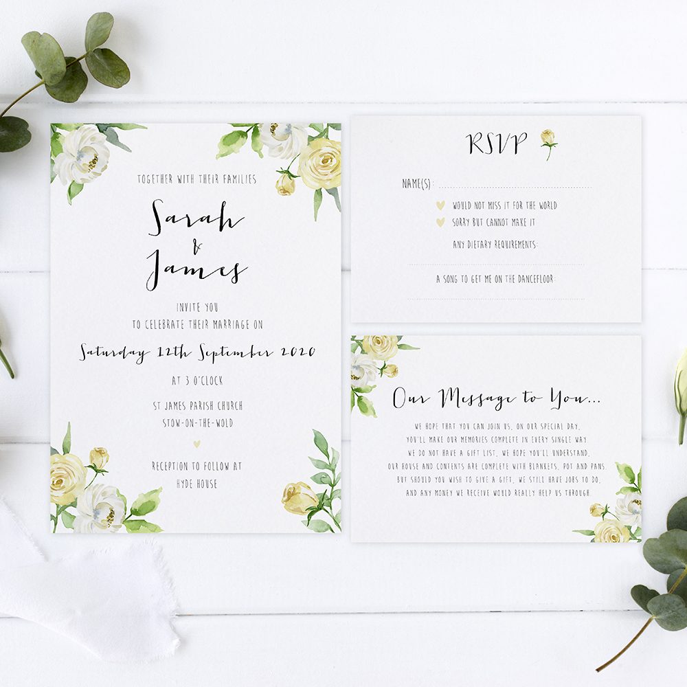 'Daphne' Sleeve Invite