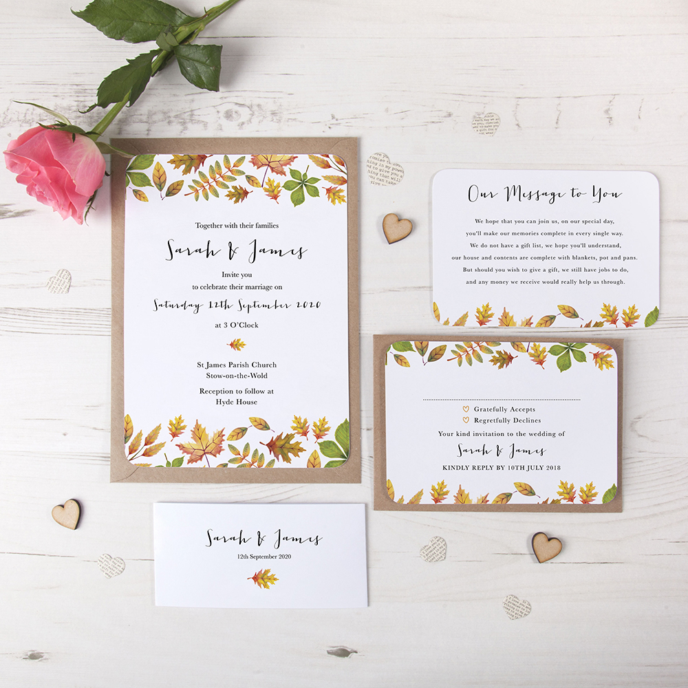 'Dorothy' Sleeve Invite