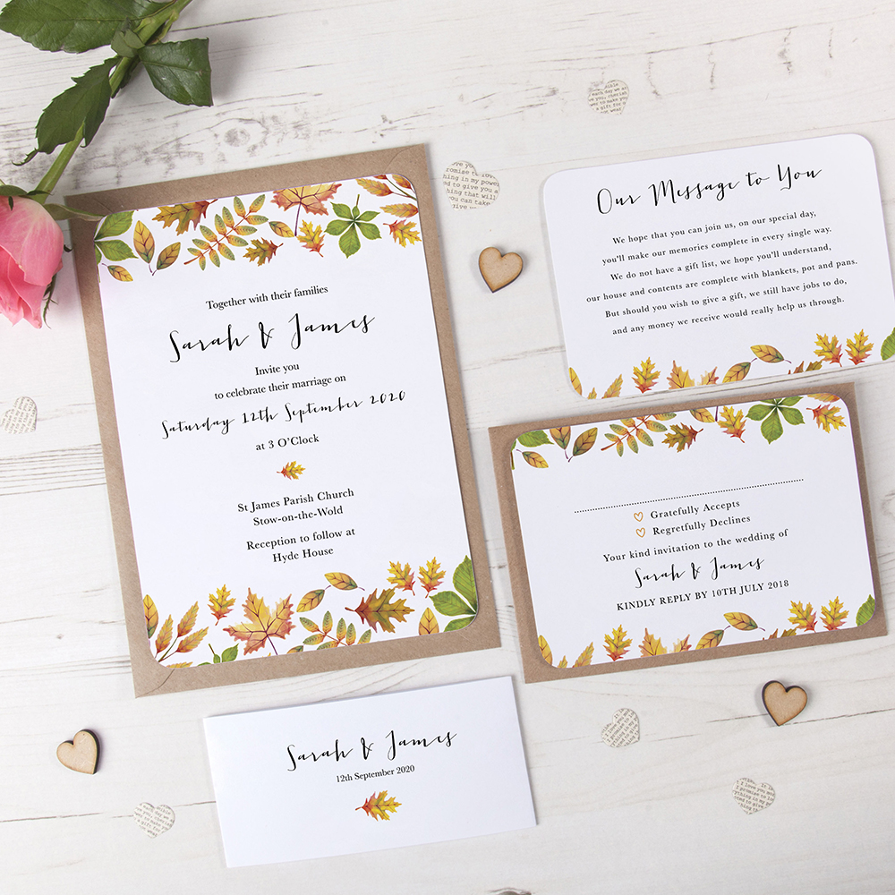 'Dorothy' Sleeve Invite