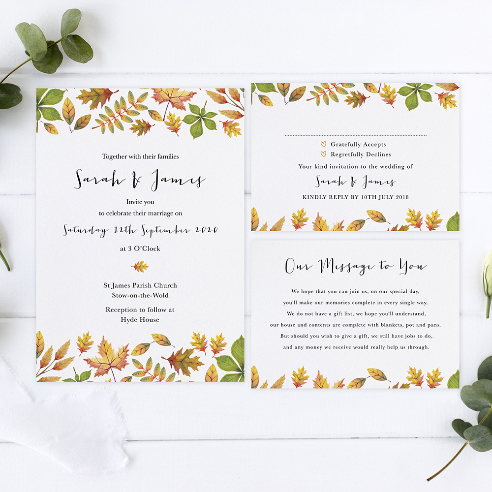 'Dorothy' Sleeve Invite