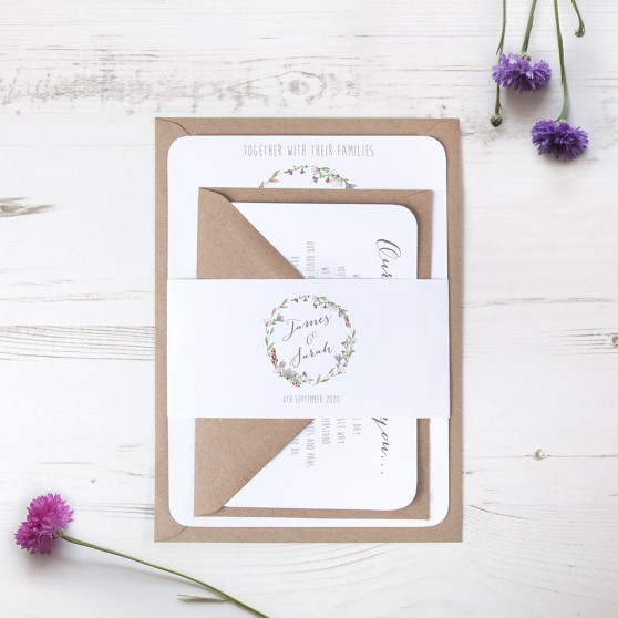 'Genevieve' Sleeve Invite Sample