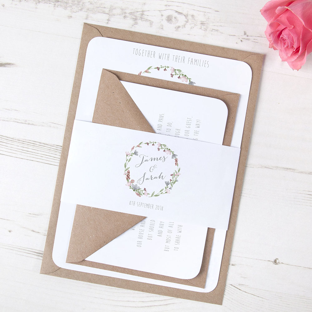 'Genevieve' Sleeve Invite