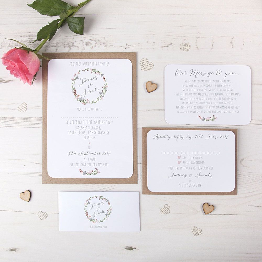 'Genevieve' Sleeve Invite