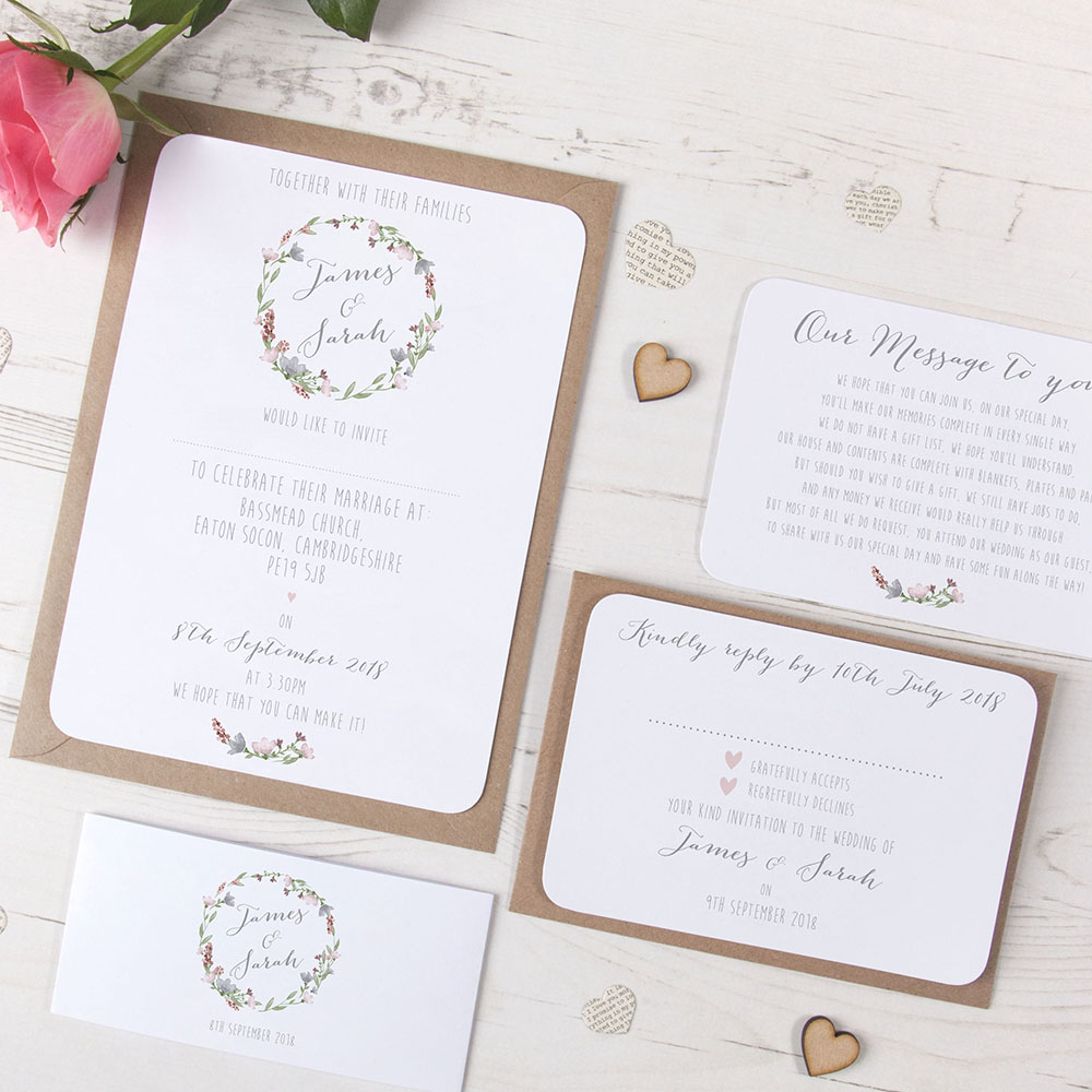 'Genevieve' Sleeve Invite