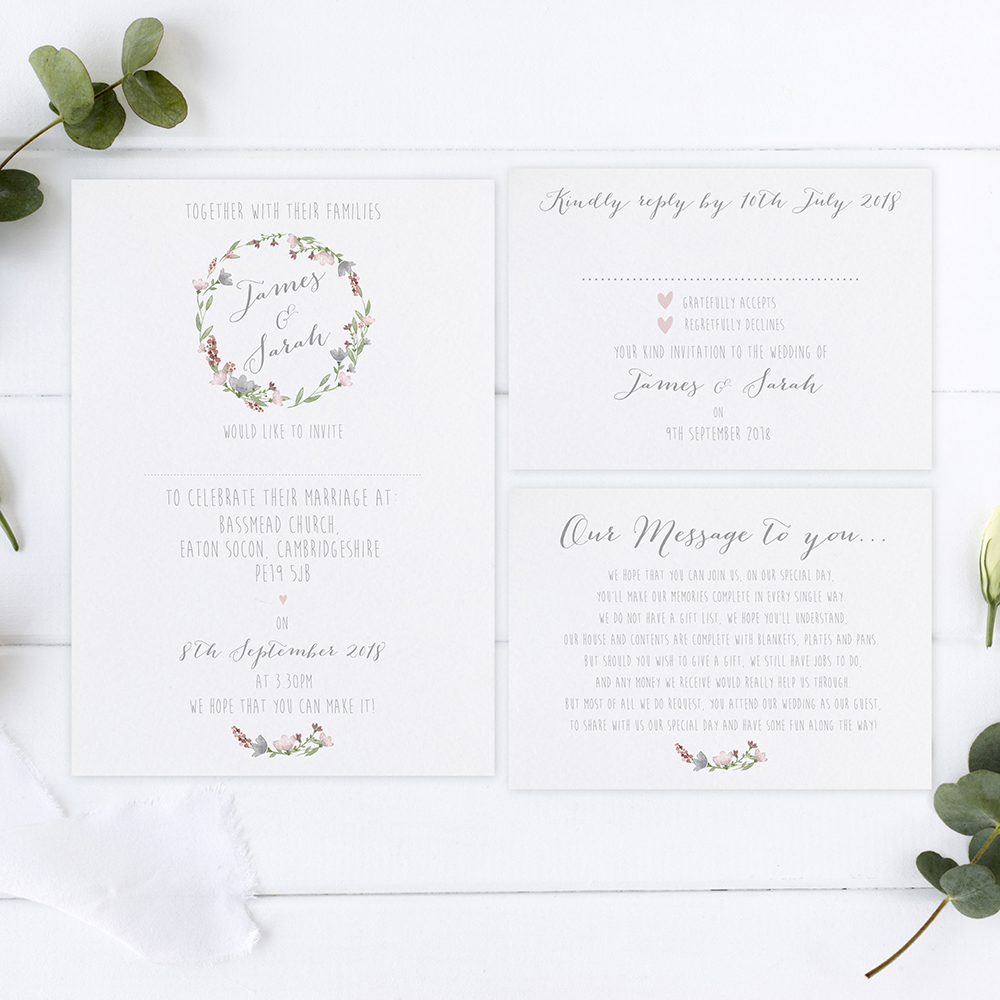 'Genevieve' Sleeve Invite