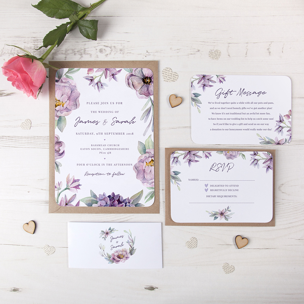 'Henrietta Dawn' Sleeve Invite