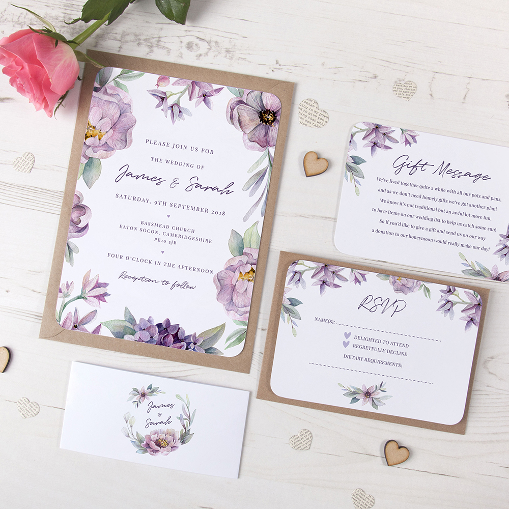 'Henrietta Dawn' Sleeve Invite