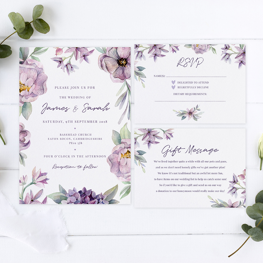 'Henrietta Dawn' Sleeve Invite