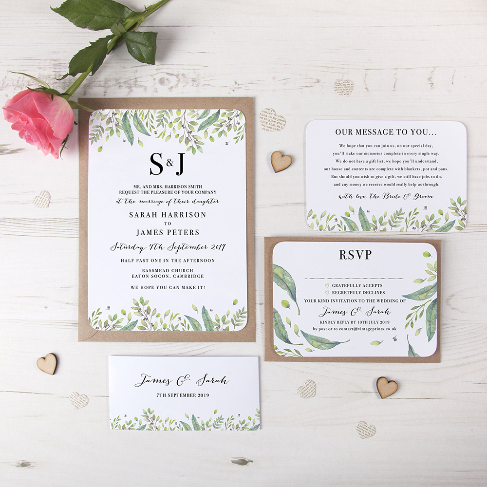 'Imogen' Sleeve Invite