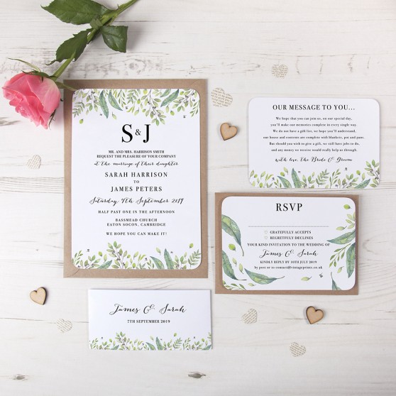 'Imogen' Sleeve Invite Sample