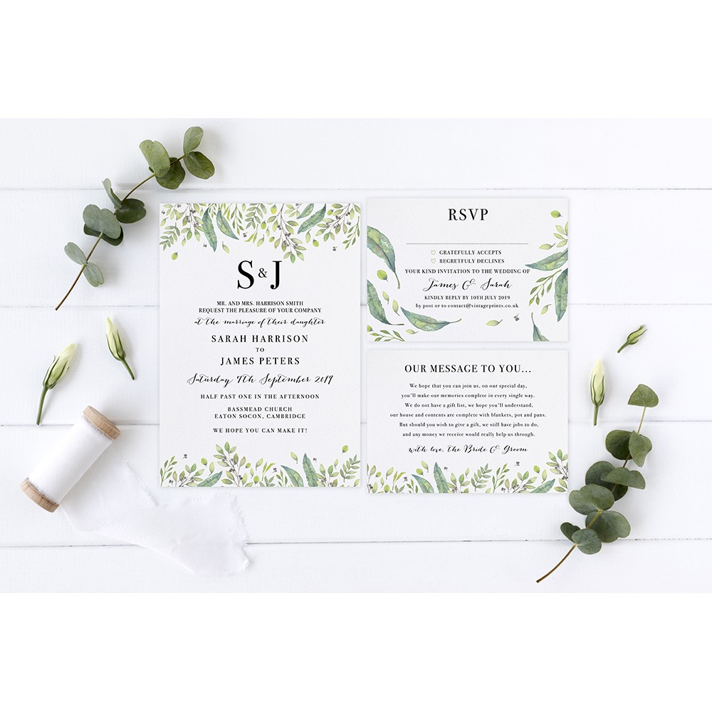 'Imogen' Sleeve Invite Sample