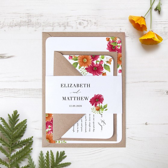 'Matilda' Sleeve Invite Sample