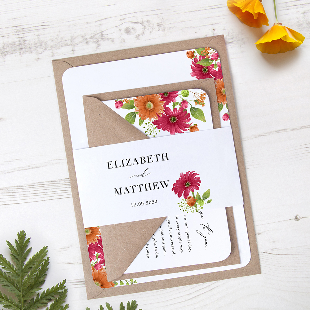 'Matilda' Sleeve Invite