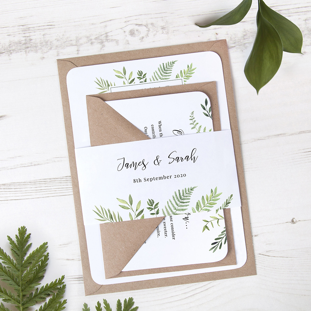 'Ophelia' Sleeve Invite Sample