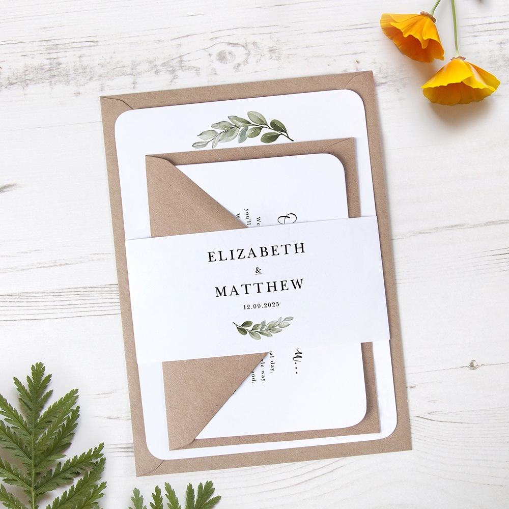 'Tuscany' Sleeve Invite Sample