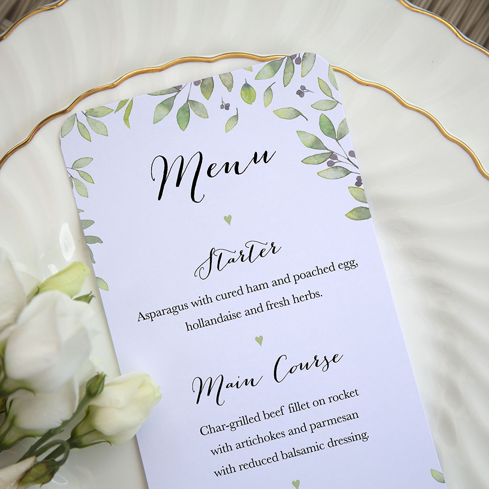 'Arabella' Slim Menu