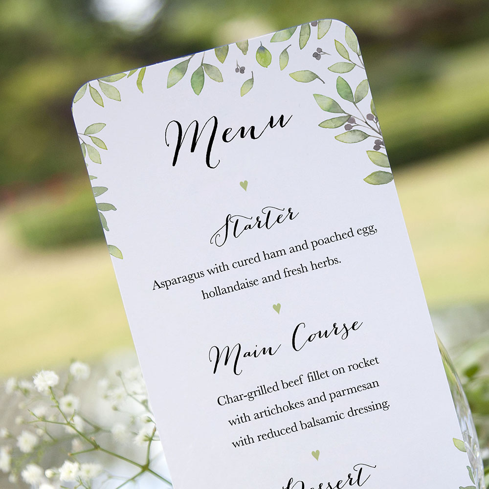 'Arabella' Slim Menu