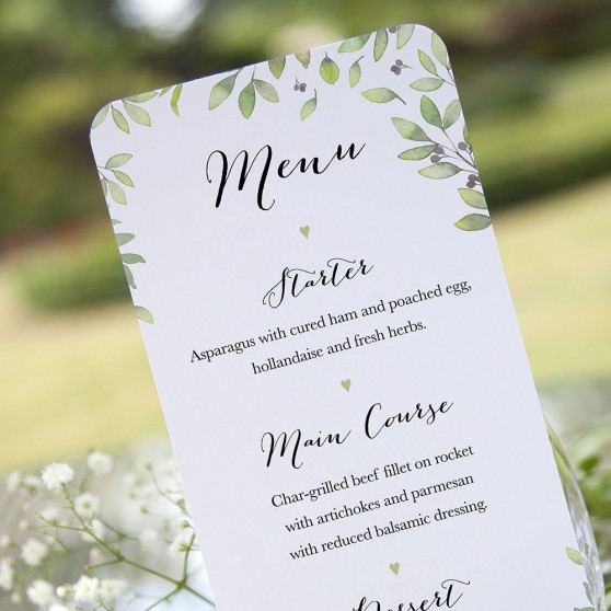 'Arabella' Slim Menu